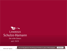 Tablet Screenshot of landhaus-schulze-hamann.de
